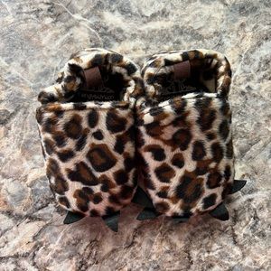 Baby Cheetah Leopard Slippers